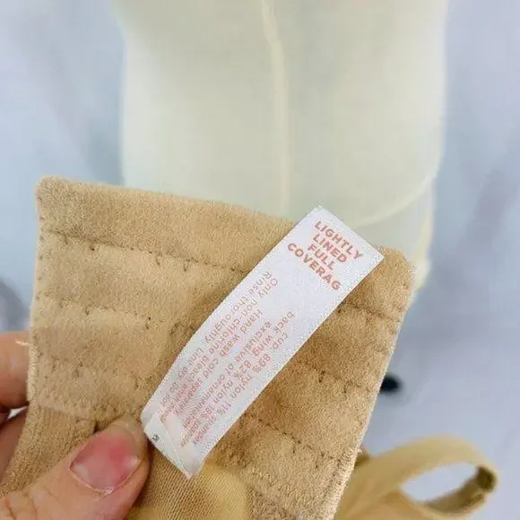 Lane Bryant Cacique Lightly Lined Full Coverage Beige 50DD Plus Size